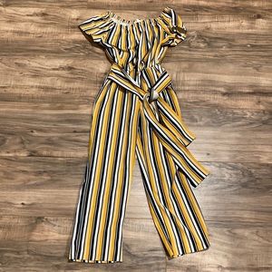 Pinc premium super cute and stylish one piece striped jumpsuit 6x